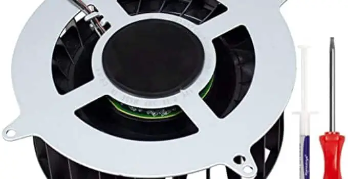 YEECHUN Internal Cooling PS5 Fan Replacement for Sony Playstation 5 Series Fan 12047GA-12M-WB-01 12V 2.4A 23 Blades Fan General 17 Blades G12L12MS1AH-56J14 Fan