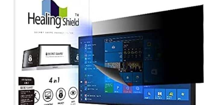 32″ Wide Monitor Privacy Screen Protection Filter Healing Shield Widescreen Monitor [Blue-Light] [Anti-Glare] [Data Confidentiality] [Anti-Scratch]