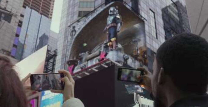 New ILM Tech In Boba Fett “Billboard” In Times Square Is Next-Level Optical Illusion