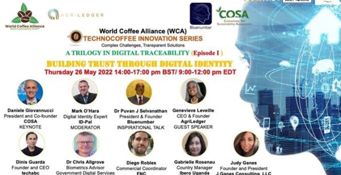 World Coffee Alliance (WCA) TECHNOCOFFEE INNOVATION SERIES Complex Challenges, Transparent Solutions