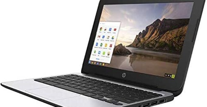 HP ChromeBook 11 G4 EE: 11.6-inch (1366×768) | Intel Celeron N2840 2.16GHz | 16GB eMMC SSD | 4GB RAM | Chrome OS – Black (Renewed)