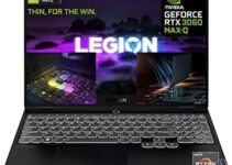 NEW Lenovo – Legion Slim 7 15.6″ Gaming Laptop – AMD Ryzen 7 5800H – NVIDIA GeForce RTX 3060 Max-Q – 16GB Memory, 512GB PCIe SSD – Ultra Light 1.9KG – 0.74″ thin – Long Battery Life – Aluminum chassis