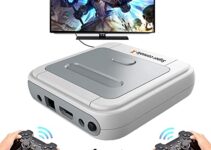 Retro Games Console Super Console X with 33000 Games, Retro Arcade Game Console Wifi Support HDMI/AV/LAN, Video Games Console with 2pcs Wireless Gamepad