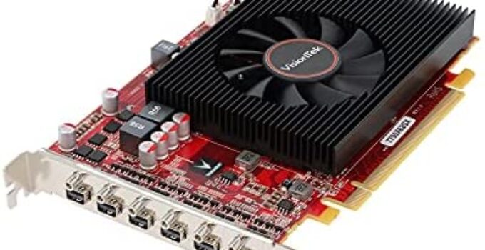 VisionTek Radeon 7750 2GB GDDR5 6M (6x miniDP, 6x miniDP to HDMI Adapters) Graphics Card – 900880