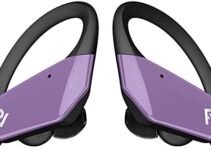 PALOVUE Wireless Earbuds Earphones, Bluetooth 5.2 Headphones and CVC8.0 Noise Cancelling Earbuds with 4 Mic for Sports Qualcomm CSR, Fast Pair (Lavender)