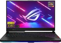 2022 New ASUS ROG Strix Premium Gaming Laptop: 17.3″ FHD 144Hz IPS Display, AMD Gaming 8-Core Ryzen 9-5900HX, 64GB RAM, 1TB SSD, 4GB GeForce RTX 3050Ti, WiFi-6, Backlit-KYB, USB-C, Win10H, TF