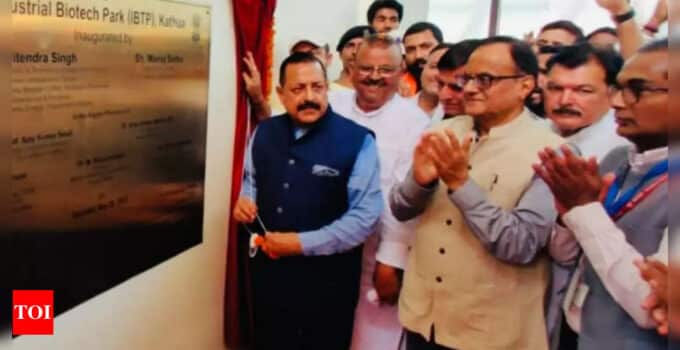 North India’s first industrial biotech park inaugurated in Jammu’s Kathua