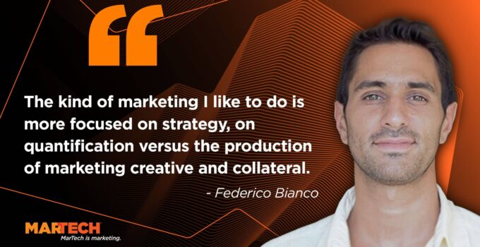 MarTech Salary and Career: Federico Bianco knows the difference between good data and all the data