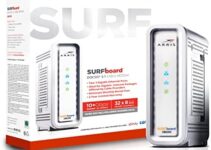 ARRIS SURFboard SB8200 DOCSIS 3.1 Gigabit Cable Modem | Approved for Cox, Xfinity, Spectrum & others | White , Max Internet Speed Plan 1000 Mbps