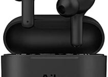 Ailun True Wireless Earbuds with ENC Noise Cancelling Bluetooth Earphones for HD in-Ear Stereo Calls Touch Control Sport Headphones Waterproof Fitness Earbuds USB-C Charging 20H Playtime (Black)