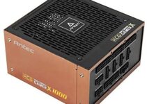 Antec HCG1000 Extreme Power Supply 1000 Watts 80 Plus Gold PSU with 135mm Silent FDB Fan, Full Modular, Japanese Capacitors, Active PFC, 10 Years Support, ATX12V 2.4