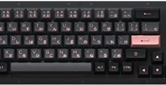 EPOMAKER AKKO ACR98 Mini 78-Key Wired Hotswap Mechanical Gaming Keyboard with Acrylic Case & RGB Backlight, Double-Shot PBT Keycaps, NKRO Programmable for Gamers/Mac/Win (Black & Pink)