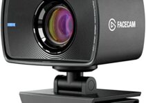 Elgato Facecam – 1080p60 Full HD Webcam for Video Conferencing, Gaming, Streaming, Sony Sensor, Fixed-Focus Glass Lens, Optimized for Indoor Lighting, Onboard Memory, Works with Zoom, Teams, PC/Mac