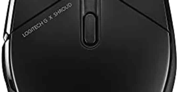 Logitech G303 Shroud Edition Wireless Gaming Mouse – Lightspeed Wireless – Hero 25K – 25,600 DPI – 75 Grams – 5-Buttons – PC – Black