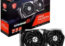 MSI Gaming AMD Radeon RX 6600 XT 8GB GDDR6 128-Bit HDMI/DP Torx Fan RGB Graphics Card (RX 6600 XT Gaming X 8G)