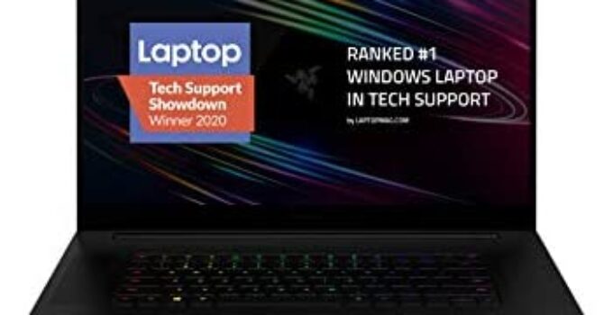 Razer Blade Pro 17 Gaming Laptop 2020: Intel Core i7-10875H 8-Core, NVIDIA GeForce RTX 2080 Super, 17.3″ 4K 120Hz, 16GB RAM, 1TB SSD, CNC, Chroma RGB, Thunderbolt 3, SD Card Reader, Creator Ready