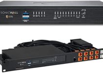 SonicWall TZ570 Network Security Appliance (02-SSC-2833) Bundled with a Rackmount.IT RM-SW-T9 – Rackmount Kit for SonicWall TZ570 and SonicWall TZ670