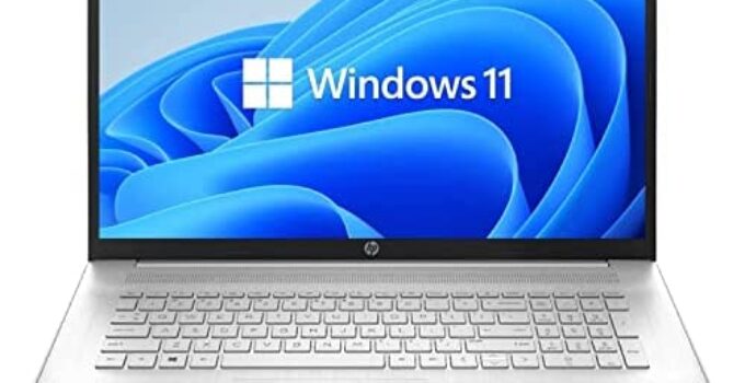 2022 Newest HP 17 Notebook Laptop, 17.3″ HD Display, 11th Gen Intel Core i3-1115G4 Processor, 8GB DDR4 RAM, 1TB HDD, Webcam, HDMI, Wi-Fi, Bluetooth, Windows 11 Home, Silver