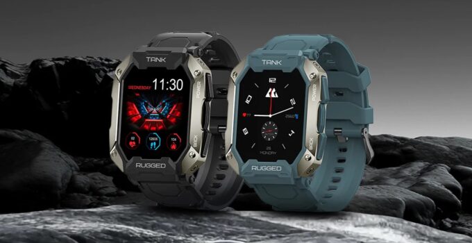 KOSPET TANK M1 PRO Smartwatch arrives with up to 50-day battery life, heart rate monitor and Bluetooth calling
