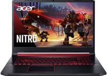 Acer Nitro 5 Gaming Laptop, 9th Gen Intel Core i7-9750H, NVIDIA GeForce RTX 2060, 17.3″ Full HD IPS 144Hz 3ms Display, 16GB DDR4, 256GB NVMe SSD, Gigabit WiFi 5, Backlit Keyboard, AN517-51-76V6