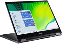 Acer Spin 5 Convertible Laptop, 13.5″ 2256 x 1504 IPS Touch | 10th Gen Intel Core i5-1035G4 | 8GB LPDDR4 | 256GB NVMe SSD | WiFi 6 | Backlit KB | FPR | Active Stylus | Windows 10 Pro | SP513-54N-58XD