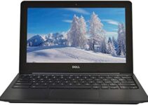 Dell Chromebook 11 Laptop Computer CB1C13, 11.6in High Definition Display, Intel Dual-Core Processor, 16GB Solid State Drive, 8GB USB Flash Drive, Chrome OS, WiFi (Renewed)