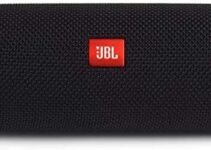 JBL Flip 5 Waterproof Portable Bluetooth Speaker – Black (Renewed)