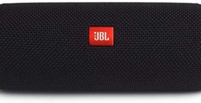 JBL Flip 5 Waterproof Portable Bluetooth Speaker – Black (Renewed)