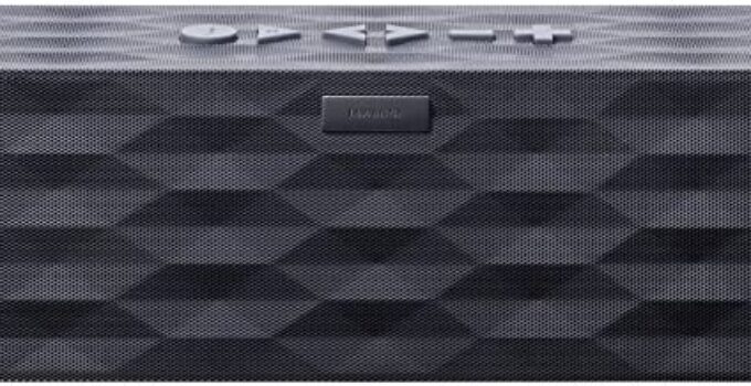 Jawbone Big JAMBOX Wireless Bluetooth Speaker – Graphite Hex – Retail Packaging