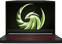 MSI Bravo 15 15.6″ 144Hz Gaming Laptop: AMD Ryzen R5-5600H, RX 5500M, 16GB, 512GB NVMe SSD, Win11 (B5DD-243)