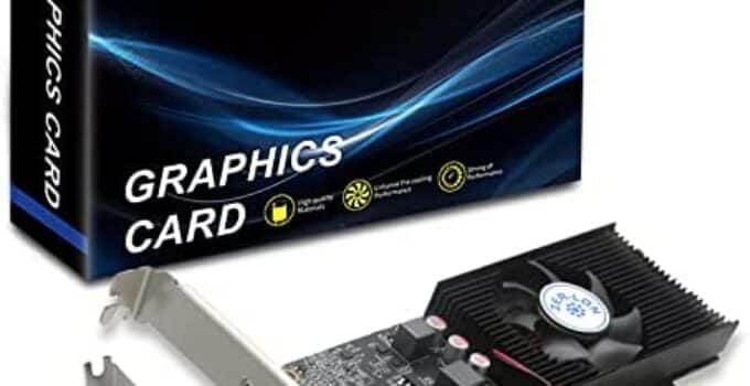 NVIDIA GT 1030 Graphics Card, Desktop Low Profile GPU, 2GB 64Bit GDDR5 PCIe 3.0 x4, HDMI/DVI, DirectX 12, GPU Boost 3.0, Computer Video Card for Gaming/Working, Support 4K
