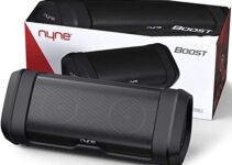 NYNE Boost Portable Waterproof Bluetooth Speakers with Premium Stereo Sound – IP67, 20 Hours Play-time, 100 ft Range, Built-in Power Bank and Mic, True Wireless Stereo, Loud Wireless Speaker…