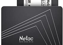 Netac SATA III 2.5″ SSD 250GB, Internal SSD 3D Nand Solid State Drive, Read Speeds up to 530MB/s