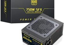 Segotep GF750 SFX Power Supply Fully Modular 750W 80+ Gold PSU, Silent 80mm FDB Fan