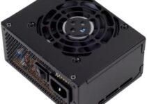 SilverStone Technology 450W SFX Form Factor 80 Plus Bronze Power Supply with +12V Single Rail, Active PFC (ST45SF)