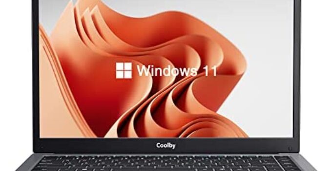 2022 Windows 11 Laptop Computer, Coolby 14.1 inch Notebook PC with Intel J4005 Processor, 6GB DDR4 RAM / 128GB SSD, HD Display, WiFi, BT, Long -Lasting Battery for School, Business