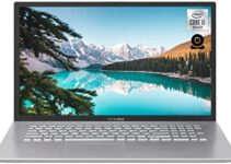 ASUS Vivobook Laptop, 17.3″ HD+ (1600×900) Non-Touch Display, Intel Core i5 Quad-Core Processor, 12GB DDR4 RAM, 256GB PCIe NVMe M.2 SSD, Webcam, HDMI, USB Type-C, Wi-Fi 5, Windows 11 Home, Silver