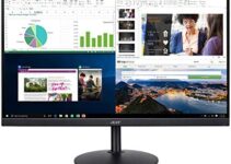 Acer CB242Y bir 23.8″ Full HD (1920 x 1080) IPS Zero Frame Home Office Monitor with AMD Radeon Free Sync – 1ms VRB, 75Hz Refresh, Height Adjustable Stand with Tilt & Pivot (HDMI & VGA ports),Black