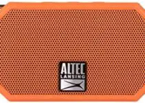 Altec Lansing Mini H2O – Waterproof Bluetooth Speaker, Wireless & Portable Speaker for Travel & Outdoor Use, Orange