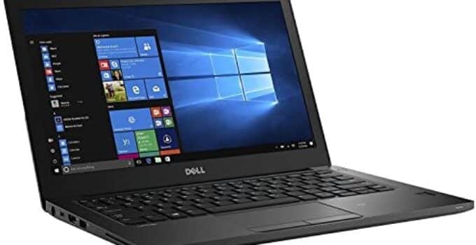 Dell Latitude 12 7000 7280 Notebook: Intel Core i5-6300U | 256GB SSD | 8GB DDR4 | 12.5″ (1366×768) | Backlit Keyboard | Windows 10 Pro – (Renewed)