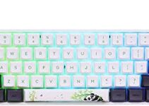 EPOMAKER SKYLOONG SK61 61 Keys 60% Hot Swappable Programmable Mechanical Gaming Wired Keyboard with RGB Backlit, NKRO, Water-Resistant, Type-C Cable for Win/Mac/Gaming (Gateron Optical Red, Panda)