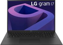 LG gram (2022) 17Z90Q Ultra Lightweight Laptop, 17″ (2560 x 1600) IPS Display, Intel Evo 12th Gen i7 1260P Processor, 16GB LPDDR5, 1TB NVMe SSD, FHD Webcam, WiFi 6E, Thunderbolt 4, Windows 11, Black
