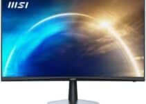 MSI Full HD Non-Glare 1ms 1920 x 1080 75Hz Refresh Rate Resolution 1500R 24″ Curved Gaming Monitor (Pro MP242C)