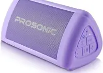 Prosonic BT3 Portable Wireless Bluetooth Speaker with 10W Stereo Sound & Bass Boost -Rich Sound & Intense Bass -Bluetooth 5.0 -Microphone -IPX5 – in & Outdoor Speaker (Purple)