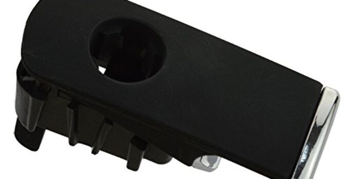 Runmade Glove Box Lock Lid Handle W/Lock Hole Compatible with Audi A4 8E B6 B7 Black