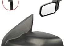 SCITOO Side View Mirror driver Side Mirror Compatible with 2003-2007 For Saturn ION Power Non-Folding Left Side Mirror Replace Mirror Parts Exterior Mirror Black GM1320267
