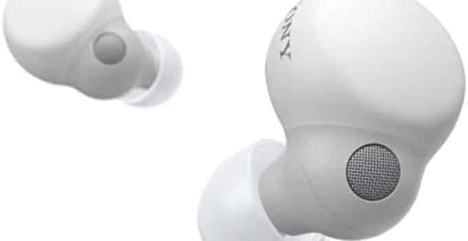 Sony LinkBuds S Truly Wireless Noise Canceling Earbud Headphones with Alexa Built-in, White
