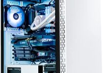 Thermaltake Glacier 360 Liquid-Cooled PC (AMD Ryzen 5 5600X, RTX 3060, 16GB RGB 3600Mhz DDR4 ToughRAM RGB Memory, 1TB NVMe M.2, WiFi, Win 10 Home) Gaming Desktop Computer S3WT-B550-G36-LCS