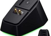 VeoryFly Upgraded Charging Dock for Razer with 2 USB Ports & USB-C,Fast Charging Dock for Razer DeathAdder V2 Pro, Naga Pro, Viper Ultimate, and Basilisk Ultimate Wireless Mouse with Cable(Anti-Slip)