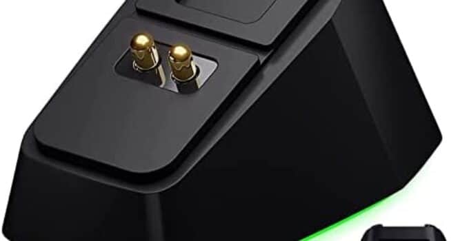VeoryFly Upgraded Charging Dock for Razer with 2 USB Ports & USB-C,Fast Charging Dock for Razer DeathAdder V2 Pro, Naga Pro, Viper Ultimate, and Basilisk Ultimate Wireless Mouse with Cable(Anti-Slip)